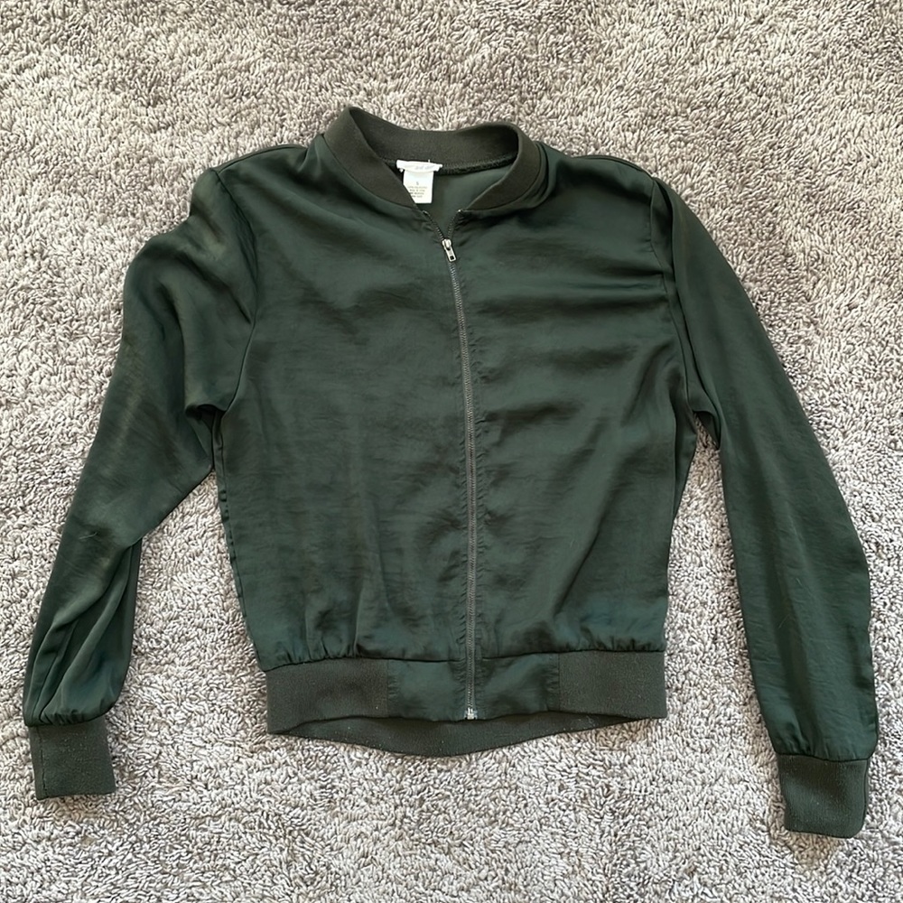 Dark green jacket